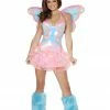 J Valentine CA130 - Pastel Butterfly Bodysuit And Headband