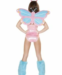 J Valentine CA130 - Pastel Butterfly Bodysuit And Headband