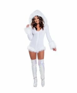 J-Valentine, Inc CH310 - Fur Trimmed Hooded Romper BOTTOMS 13 J-Valentine, Inc CH310 - Fur Trimmed Hooded Romper BOTTOMS