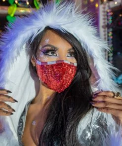 J-Valentine, Inc CH566 - Sequin Tailored Mask ACCESSORIES