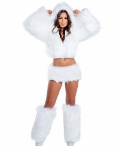 J-Valentine, Inc CL524 - Light-Up Hooded Cropped Jacket