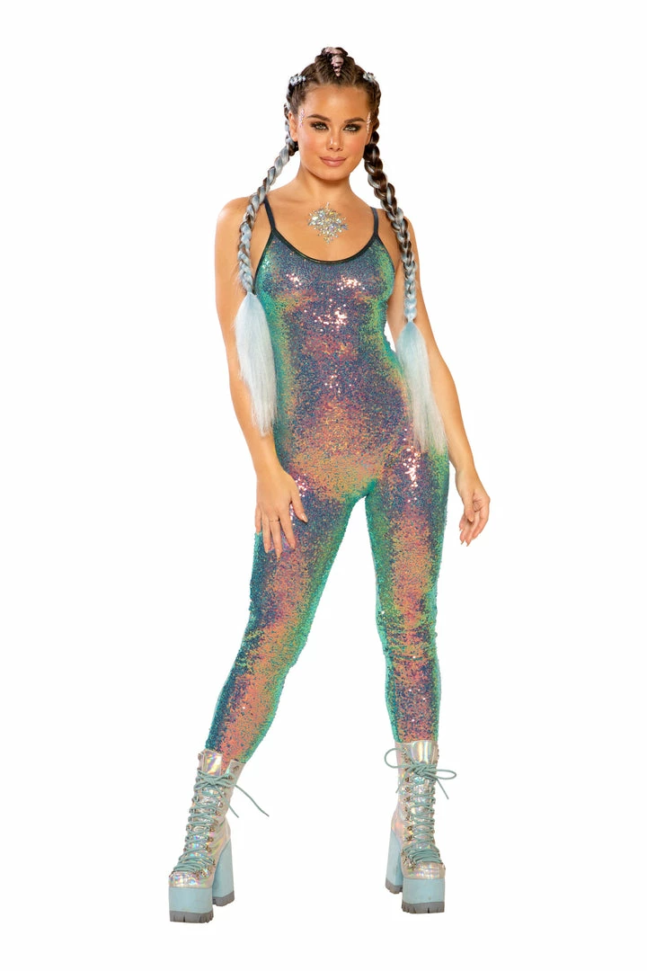 J Valentine FF143 - STRETCH SEQUIN CATSUIT 7 J Valentine FF143 - STRETCH SEQUIN CATSUIT