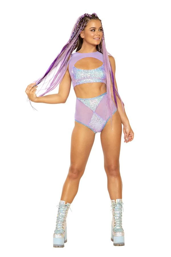 J-Valentine FF328 - Diamond High-Waist Short BOTTOMS 6 J-Valentine FF328 - Diamond High-Waist Short BOTTOMS