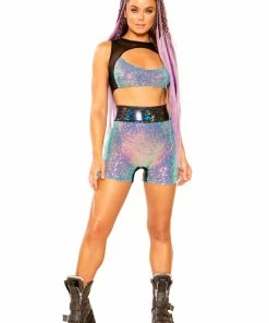 J-Valentine, Inc FF315 - Sequin Harness Top TOPS