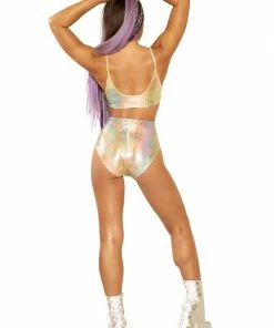 J-Valentine BOTTOMS FF342 - High-Cut High-Waist Short