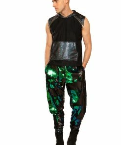 J Valentine FireFly Catalogs FF375 - UNISEX FLIP SEQUIN JOGGERS