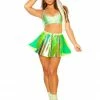 J-Valentine, Inc FF383 - Holographic Pinwheel Vinyl Skirt BOTTOMS 2 J-Valentine, Inc FF383 - Holographic Pinwheel Vinyl Skirt BOTTOMS