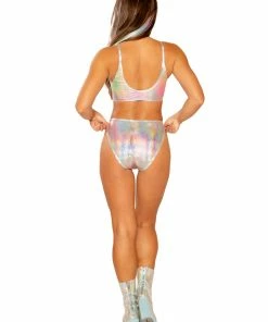 J-Valentine, Inc FF264 - Metallic High-Waist Bottom BOTTOMS 17 J-Valentine, Inc FF264 - Metallic High-Waist Bottom BOTTOMS