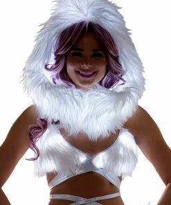 J-Valentine, Inc TOPS FF426 - Faux Fur Light-Up Wrap Top 19 J-Valentine, Inc TOPS FF426 - Faux Fur Light-Up Wrap Top