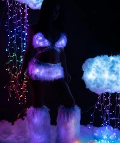 J-Valentine, Inc FF427 - Faux Fur Light-Up Skirt FireFly Catalogs