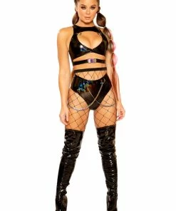 J-Valentine, Inc TOPS FF540 - PVC Holographic Clip Top