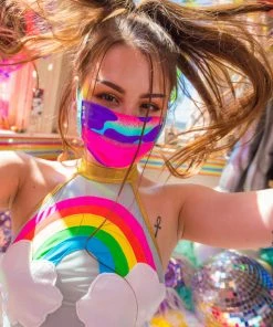 J-Valentine, Inc FF552 - Heavy Brazilian Spandex Pleated Mask