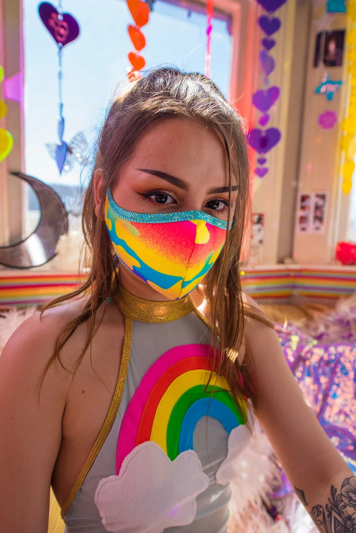 J-Valentine, Inc ACCESSORIES FF555 - Heavy Brazilian Spandex Tailored Mask 6 J-Valentine, Inc ACCESSORIES FF555 - Heavy Brazilian Spandex Tailored Mask