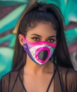 J-Valentine, Inc ACCESSORIES FF559 - Eyeball Tailored Mask 12 J-Valentine, Inc ACCESSORIES FF559 - Eyeball Tailored Mask