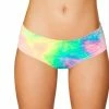 J Valentine BOTTOMS FF613 - Pastel Tie Dye Velvet No-Seam Basic Short