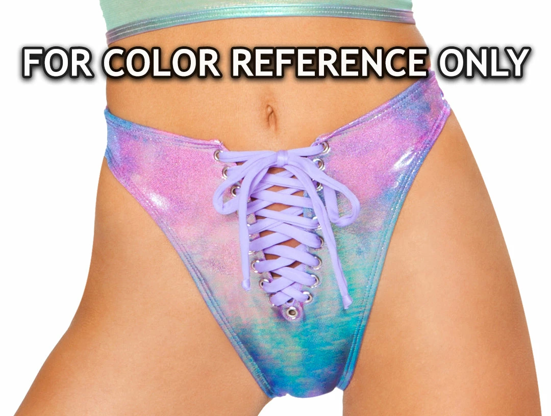 J-Valentine Catalog FF910 - Foil High Waist Short BOTTOMS 4 J-Valentine Catalog FF910 - Foil High Waist Short BOTTOMS