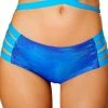 J Valentine FF923 - Metallic No Seam Strappy Shorts BOTTOMS