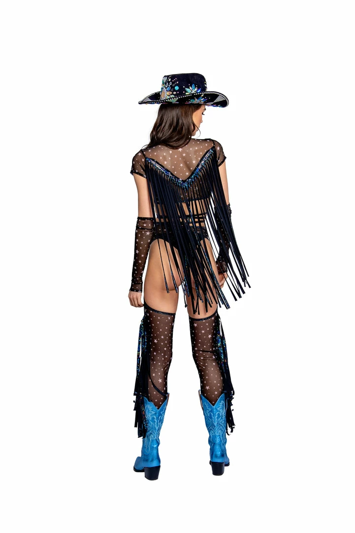 J-Valentine, Inc FR110 - Karma Cowgirl Fringe Wrap Top 8 J-Valentine, Inc FR110 - Karma Cowgirl Fringe Wrap Top
