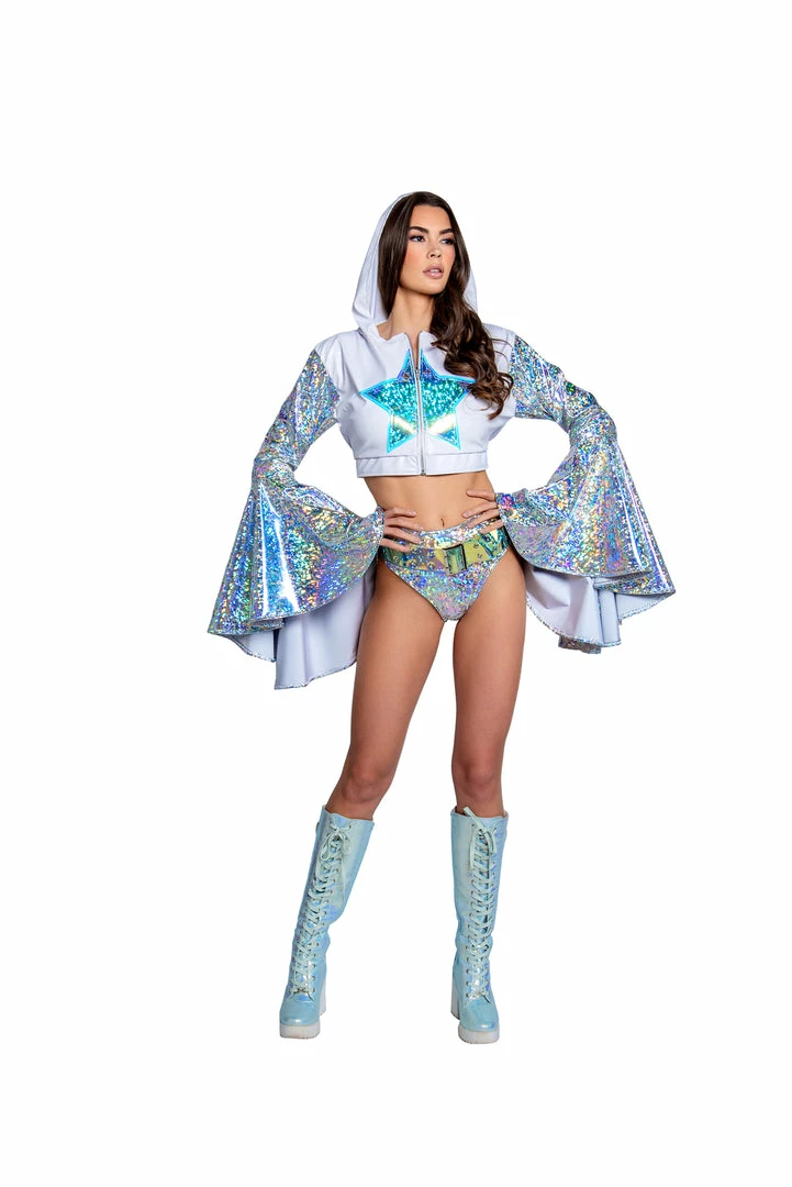 J-Valentine, Inc FR112 - Kandi Cowgirl Star Zip Hoodie Jackets | Coats 3 J-Valentine, Inc FR112 - Kandi Cowgirl Star Zip Hoodie Jackets | Coats