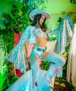 J-Valentine, Inc FR114 - Astro Confetti PVC High-Rise Thong