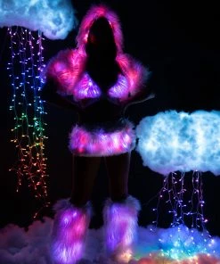 J-Valentine, Inc FF427 - Faux Fur Light-Up Skirt FireFly Catalogs