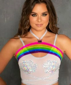J-Valentine, Inc FS135 - Rainbow Vinyl Harness TOPS