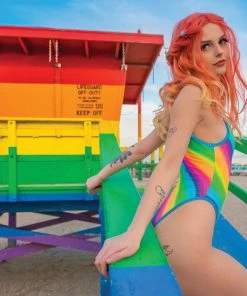 J-Valentine, Inc FF485 - Spaghetti Strap Bodysuit ONE PIECES 7 J-Valentine, Inc FF485 - Spaghetti Strap Bodysuit ONE PIECES