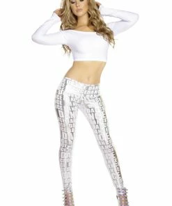 J Valentine TOPS RB221 - Long Sleeve Crop Top Solid