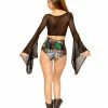 J Valentine FF265 - HOLOGRAPHIC HIGH-WAIST SHORT BOTTOMS 2 J Valentine FF265 - HOLOGRAPHIC HIGH-WAIST SHORT BOTTOMS